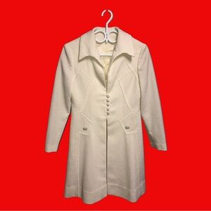 Vintage 60’s unique white coat